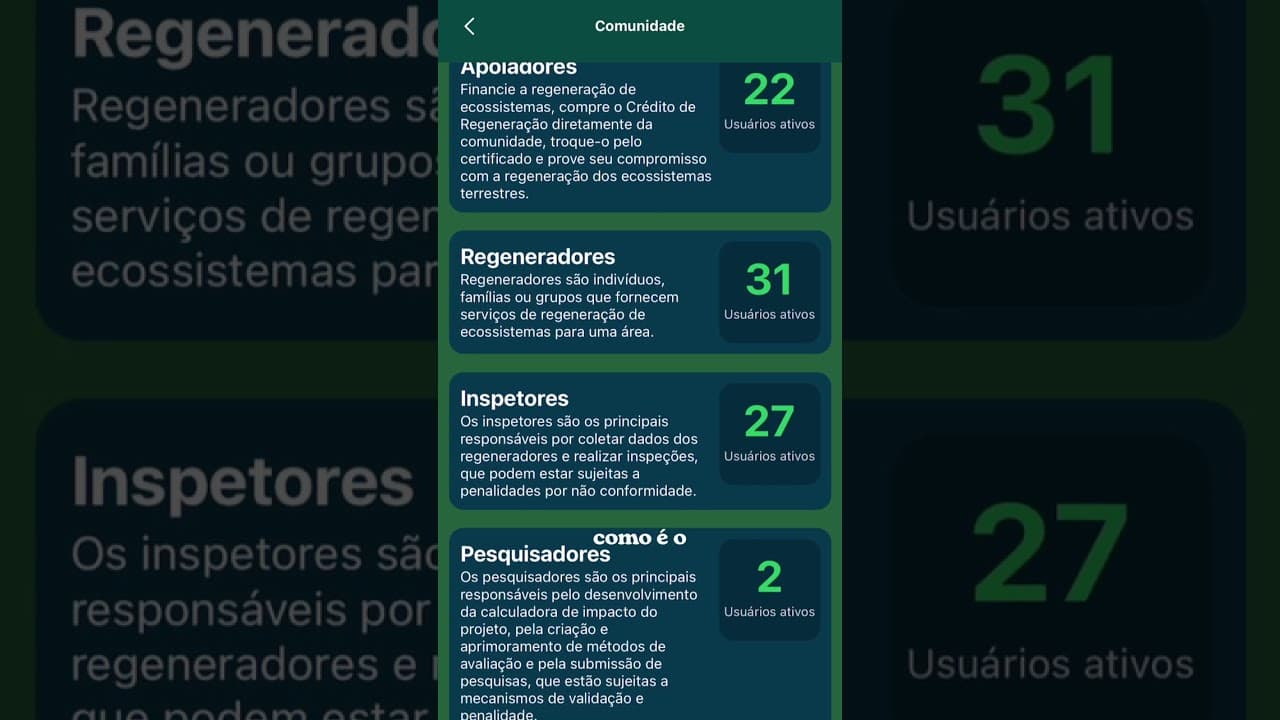 Introdução com os conceitos fundamentais do crédito de regeneração