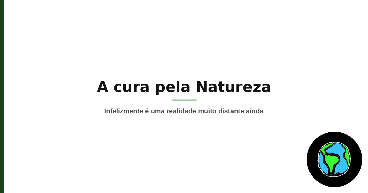 Imagem de destaque do artigo A cura pela Natureza