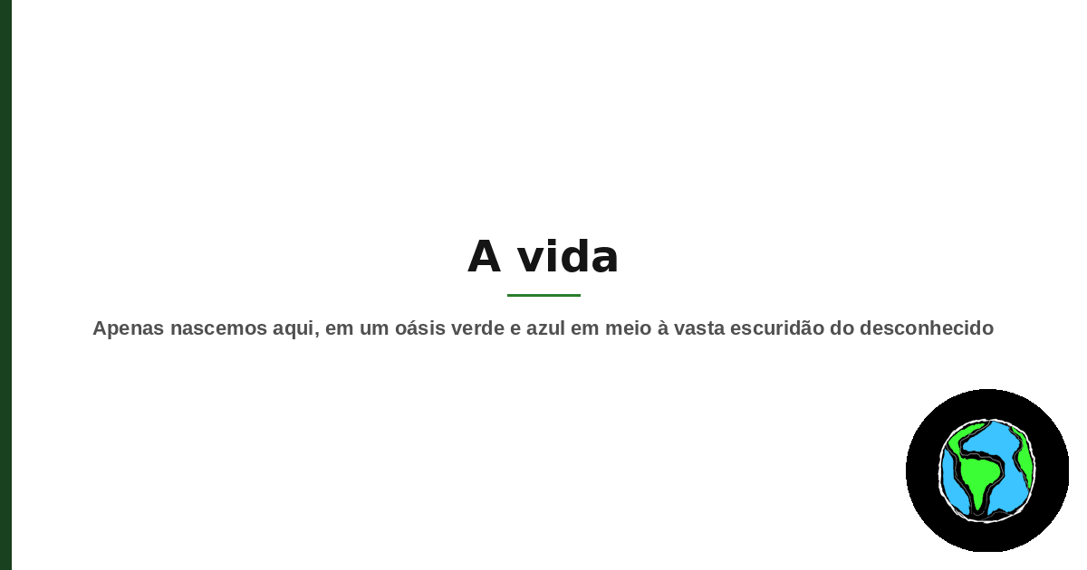 Imagem de destaque do artigo A vida